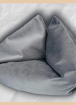 Лежак для котів і собак трансформер cat joy gray