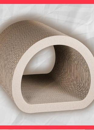 Тонель кігтеточка для кота з гофрокартону ампір cat joy