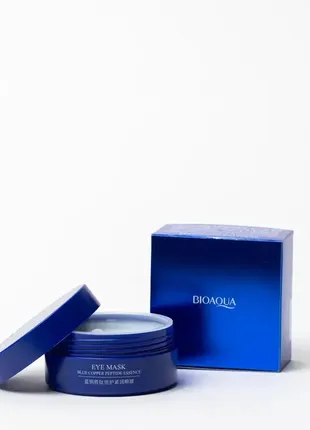 Гідрогелеві патчі для очей з пептидами bioaqua blue copper peptide essence 60 шт.(сині)