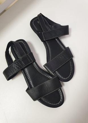 Базові натуральні шкіряні сандалі босоніжки натуральна шкіра footglove