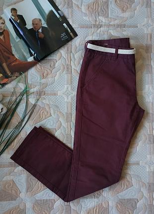 Джинси жіночі винного кольору, 100% бавовна, туреччина