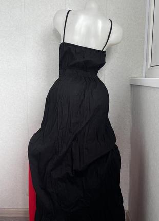 Длинное платье сарафан коттон4 фото