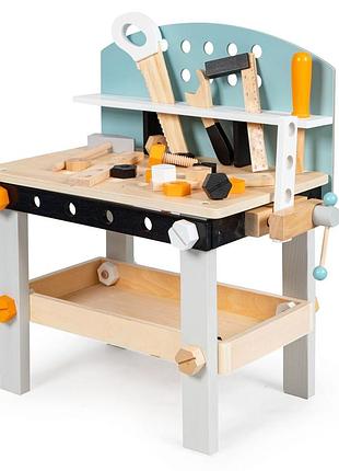 Дерев'яна майстерня з інструментами ecotoys 32 елементи 1176n