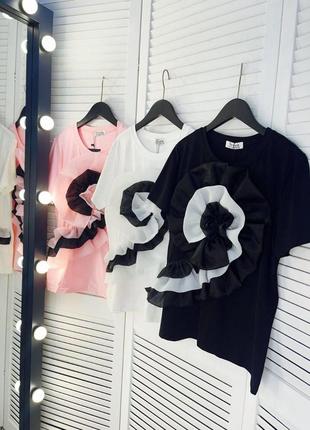 Футболка стильная over size