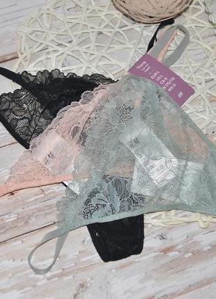 L h&amp;m новые фирменные женские трусики трусики трусы танга бразилианы стринги...