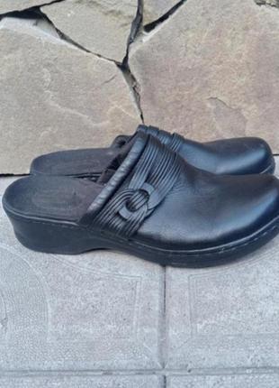 Clarks шкіряні шльопанці, сабо