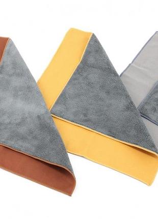 Мікрофіброві тряпочки для уборки і мойки машини 3шт