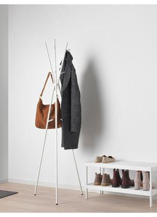 Икеа вешалка стоячая белая