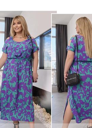 Элегантное и стильное летнее платье с принтом.4 фото