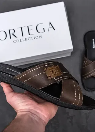 Чоловічі шкіряні літні шльопанціll