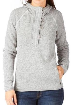 Флисовая толстовка с капюшоном худи на пуговицах оригинал от the north face.