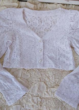 Блуза кружево s