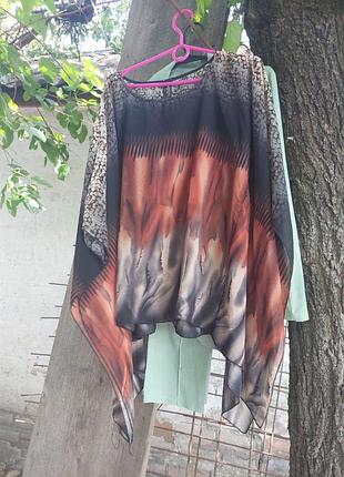 Блуза легкая воздушная разлетайка