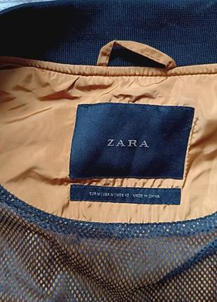 Бомбер куртка горчичная zara m-l3 фото