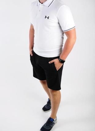 Акція! чоловіча футболка поло теніска under armour, андер, котон
