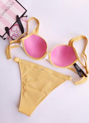 Купальник пушап вікторія сікрет victoria's secret оригінал4 фото