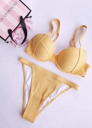 Купальник пушап вікторія сікрет victoria's secret оригінал3 фото