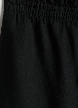 Штаны из смешенного льна h&m5 фото