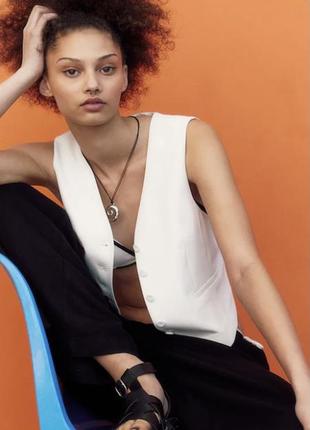 Штаны из смешенного льна h&m2 фото