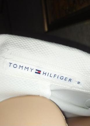 Tommy hilfiger стильный белоснежный фирменный пиджак7 фото