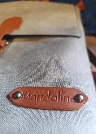 Рюкзак новий mandoline, шкіряний