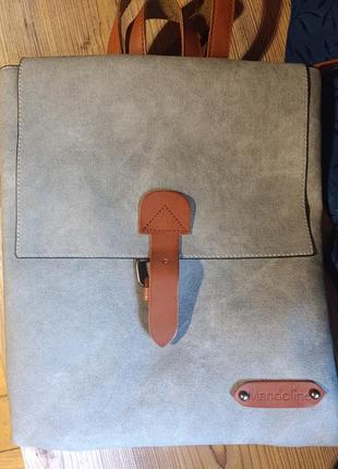 Рюкзак новый mandoline, кожаный