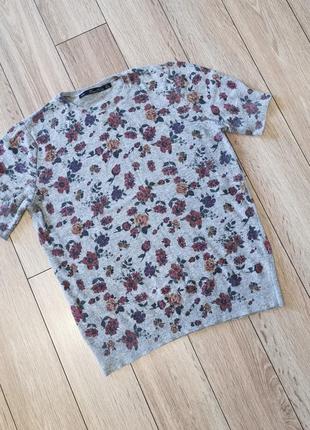 Вязаная футболка zara