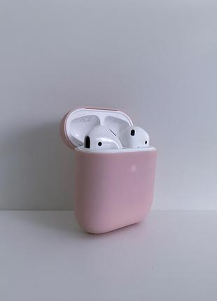 Чехол силиконовый для наушников apple airpods 1/2