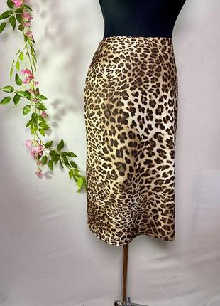 Леопардова спідниця 🐾 hennes 🐾 бивший бренд h&m 🐆 розмір 40, наш m/l  можна навіть xl