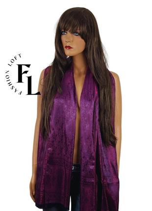 Женский шарф палантин fashion loft (100% шелк 170х70см)
