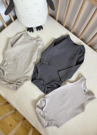 Боди в рубчик майочка h&m