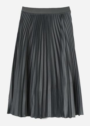 Міді спідниця плісе h&m divided xs