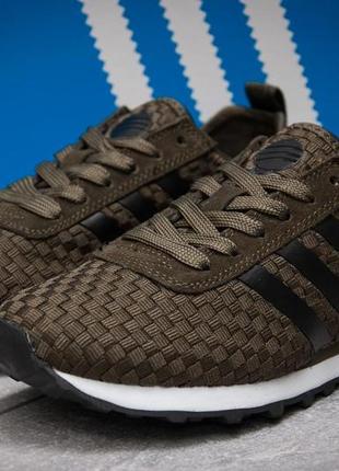 Кроссовки adidas  36,37,38 размер, стелька 23,7 см,  хаки, для военных, военным, летние, унисекс