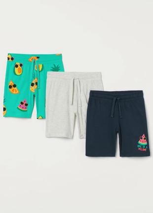 H&m літні шорти хлопчику р. 140см