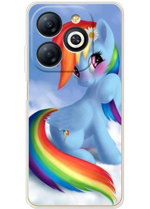 Чохол силіконовий з картинкою на infinix smart 8 (літл поні, my little pony)