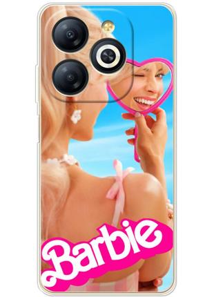 Чохол силіконовий з картинкою на infinix smart 8 (барбі, barbie)