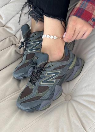 Крутые женские кроссовки New Balance 577 Wide W khaki brown хаки