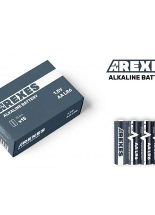 Батарейка arexes lr6/aa 1.5v алкалиновая (60шт в упаковке) оригинал r_540