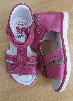 Сандалии натуральная кожа kids lasocki