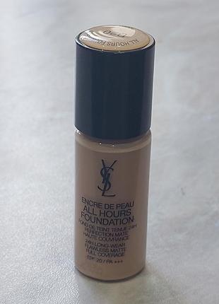 Стійка тональна основа yves saint laurent ysl all hours foundation b20 ivory. об‘єм 10 ml.