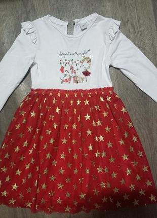 Платье на 5-6 лет