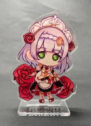 Акрилова фігурка (міні стенд) геншин імпакт - ноелль