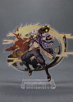 Акрилова фігурка (стенд) геншин імпакт - аратаки ітто