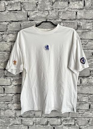 Футбольная футболка фк челси майка для повседневной носки игровая джерси винтажная umbro football jersey fc chelsea blue flag adidas nike vintage