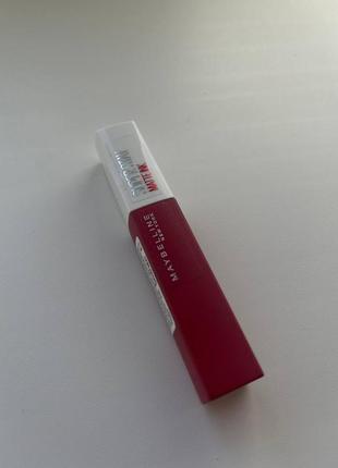 Стійка матова рідка помада мейбелін maybelline new york superstay matte ink liquid lipstick