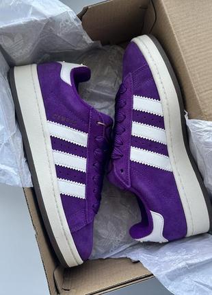 adidas gazelle silver green womens Womens adidas Campus '00s Athletic Shoe - Purple Burst / Cloud White