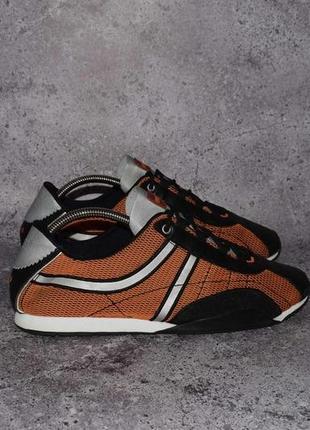 Hugo boss orange sneakers (мужские летние кроссовки хуго босс )