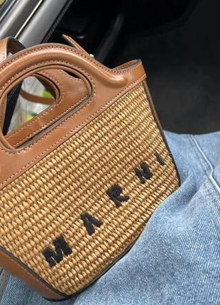 Сумка соломяна marni