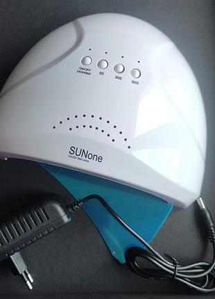 Світлодіодна ультрафіолетова лампа для манікюру sun one 48w