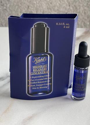 Нічний відновлюючий зволожуючий концентрат kiehl’s midnight recovery concentrate